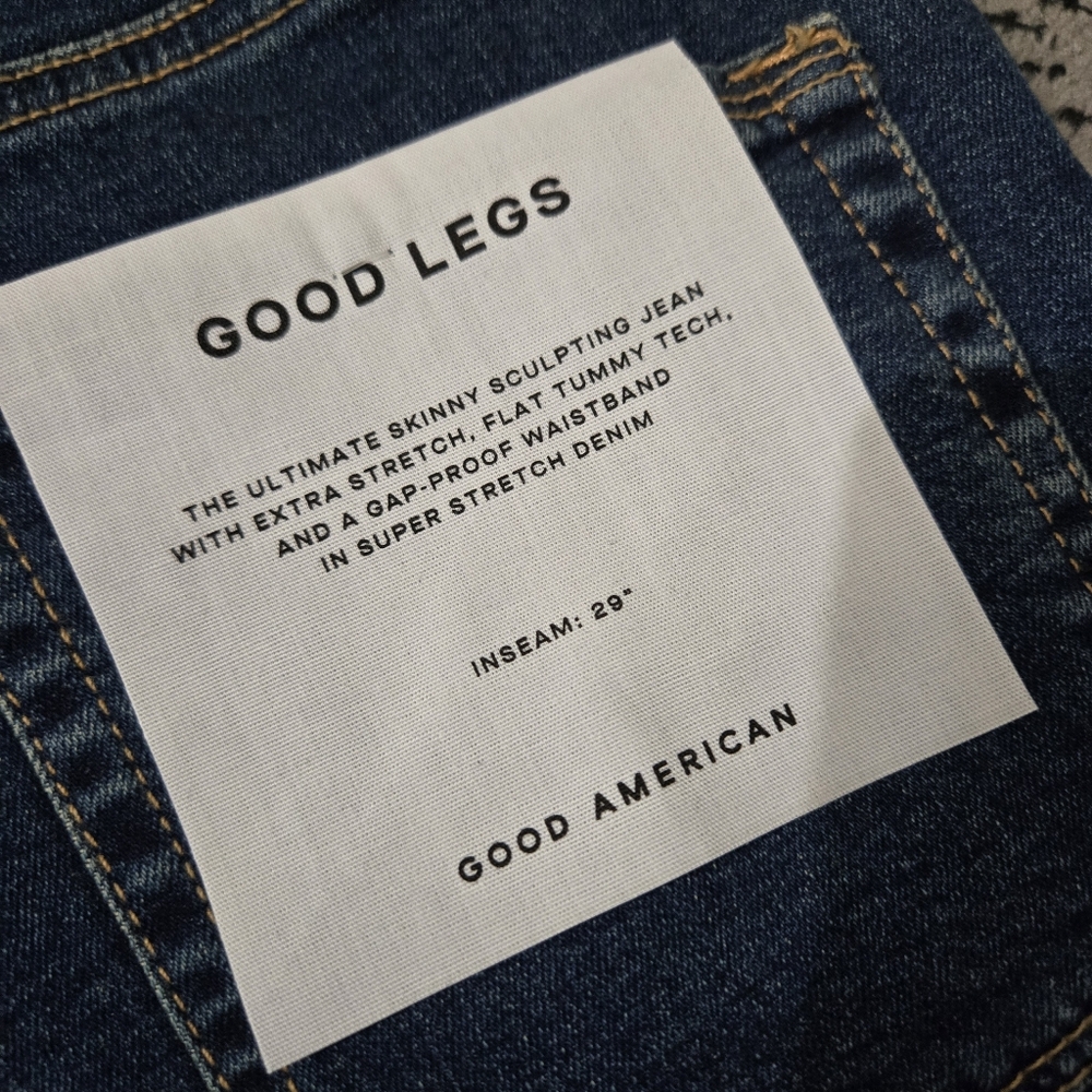 Good American Good Legs Skinny Jeans, 6/28, NWT - Picture 11 of 14
